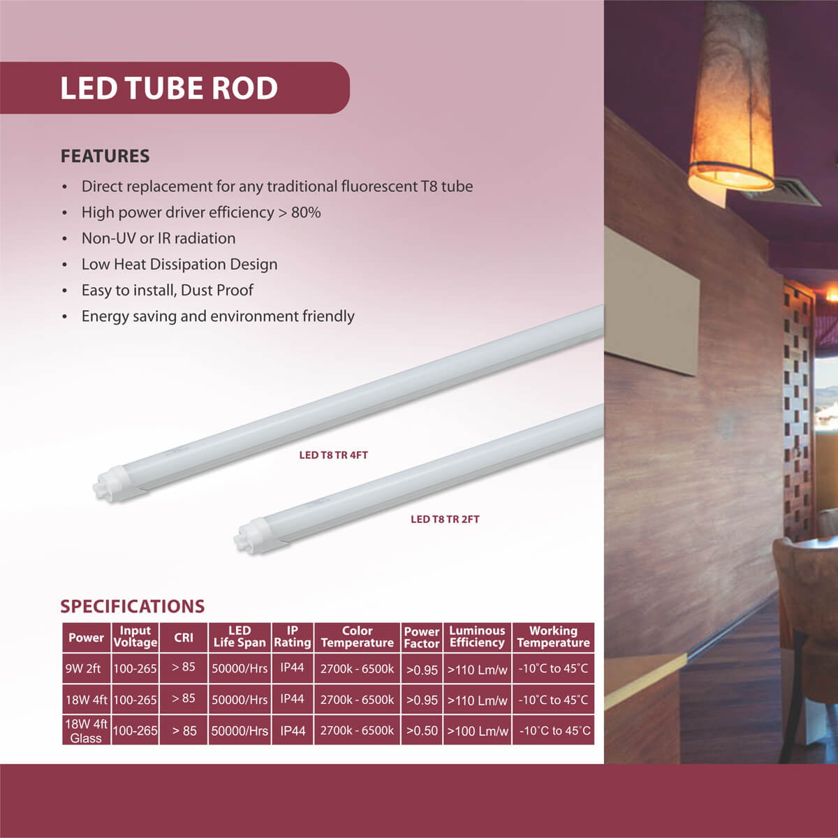 LED TUBE ROD – PakLite