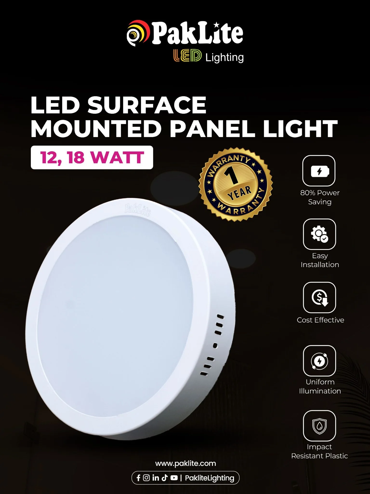 LED SURFACE MOUNTED LIGHT