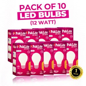 Pack of 10 LED Bulbs 12W
