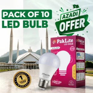 Pack of 10 LED Bulbs 12W