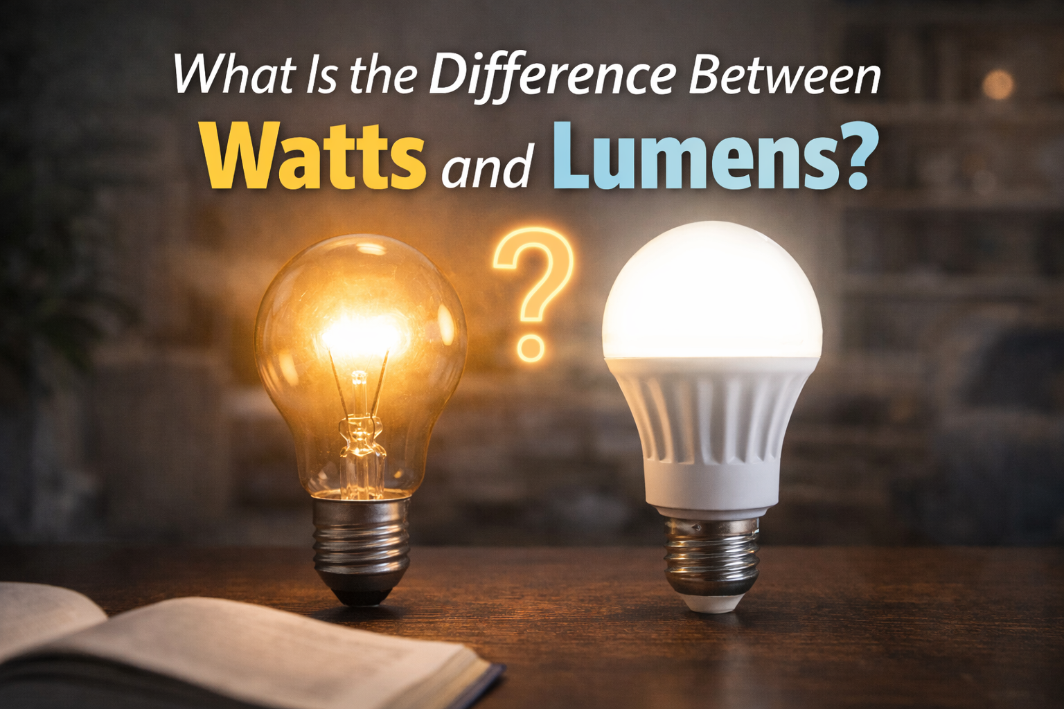 What Is the Difference Between Watts and Lumens
