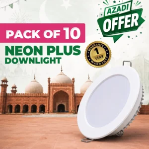 Pack of 10 Neon Plus LED Downlight