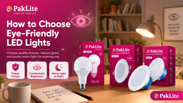 Are LED Lights Safe for Eyes – PakLite LED Lighting Guide