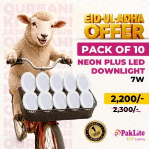 Pack of 10 Neon Plus LED Downlight