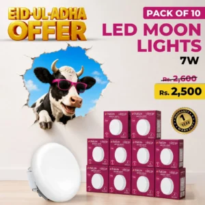 Pack of 10 LED Moon Light 7w