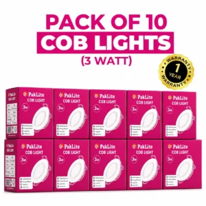 Pack of 10 COB Lights 3w (1)
