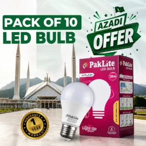 Pack of 10 LED Bulbs 18W