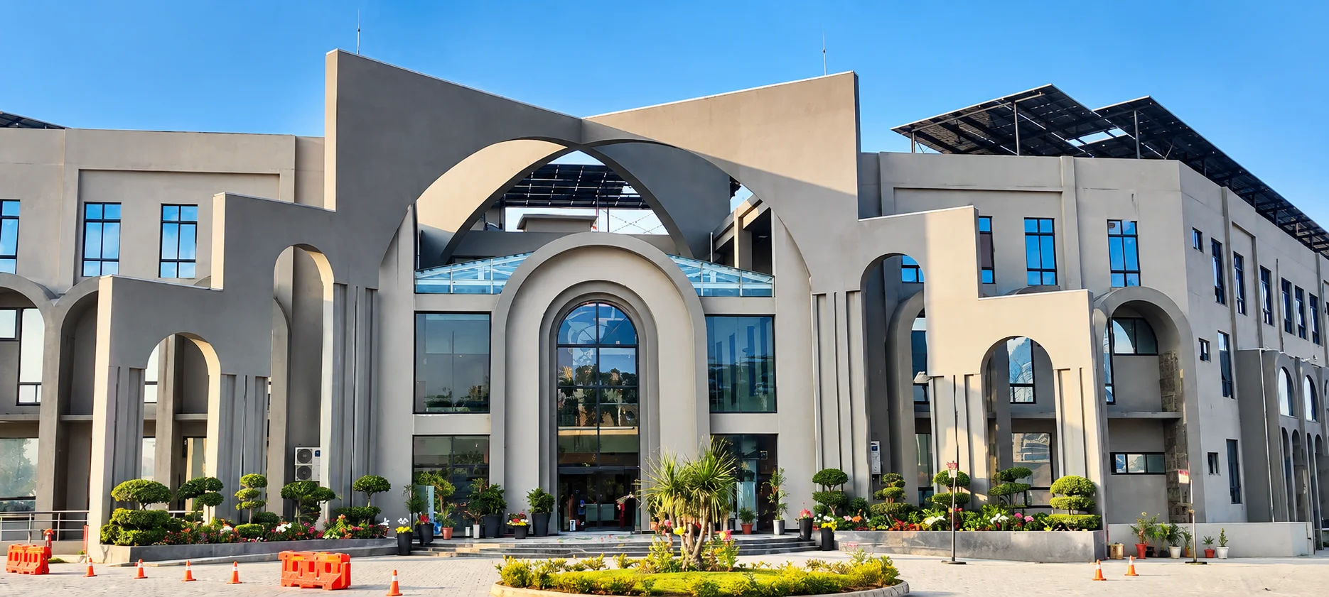 Modern Arched Institutional
